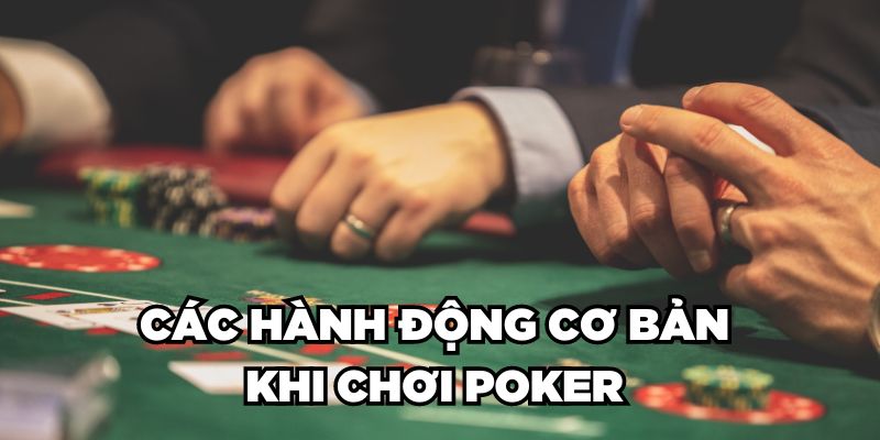 Các hành động cơ bản khi chơi Poker