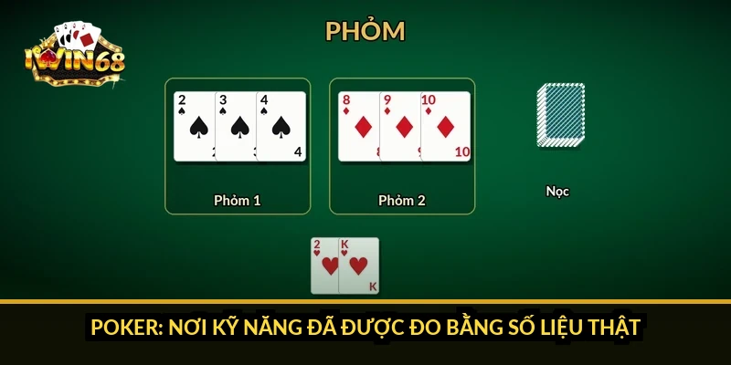 Poker: nơi kỹ năng đã được đo bằng số liệu thật